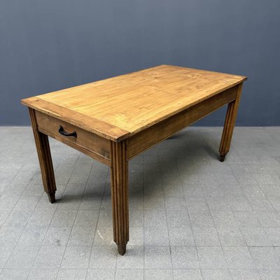 French Farmhouse Kitchen Table with Art Deco Legs-NPL-2022257