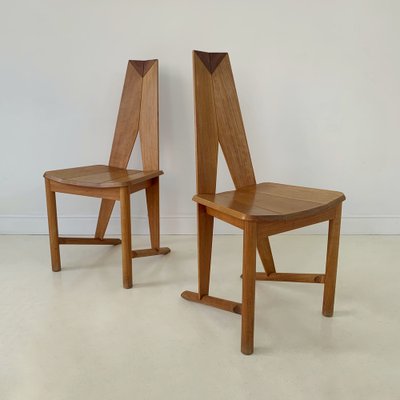 French FCH1A Dining Chairs by Seltz, 1980, Set of 2-EW-1699955