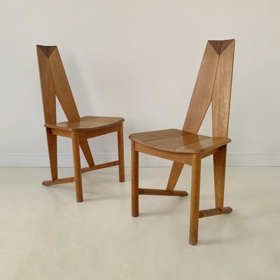 French FCH1A Dining Chairs by Seltz, 1980, Set of 2-EW-1699955