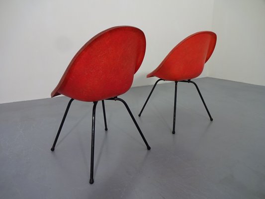 French Fiberglass Side Chairs, 1960s, Set of 2-RDW-566437