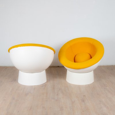 French Fiberglass Sphere Chair, 1960, Set of 2-VJZ-1820821