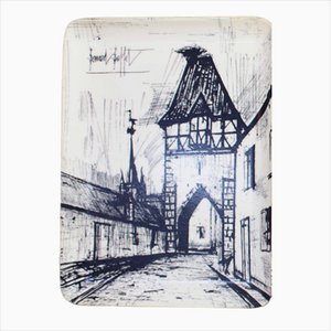 French Fiberglass Tray by Bernard Buffet, 1950s-BQF-1432042