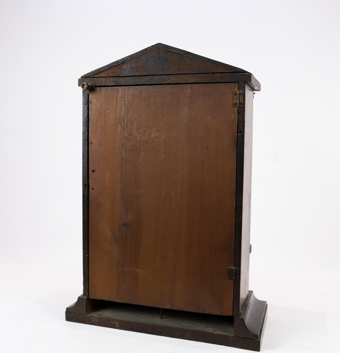 French Fireplace Table Clock in Mahogany, 1840s