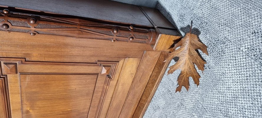 French Fixed Cupboard in Oak, 1980s-NQV-1740879