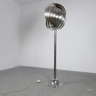 French Floor Lamp in Metal by Henri Mathieu, 1970s-FUE-1427480