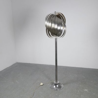 French Floor Lamp in Metal by Henri Mathieu, 1970s-FUE-1427480