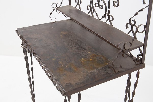 French Forged Wrought Iron Vanity, 1930s-RCE-1406405