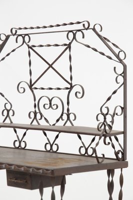 French Forged Wrought Iron Vanity, 1930s-RCE-1406405