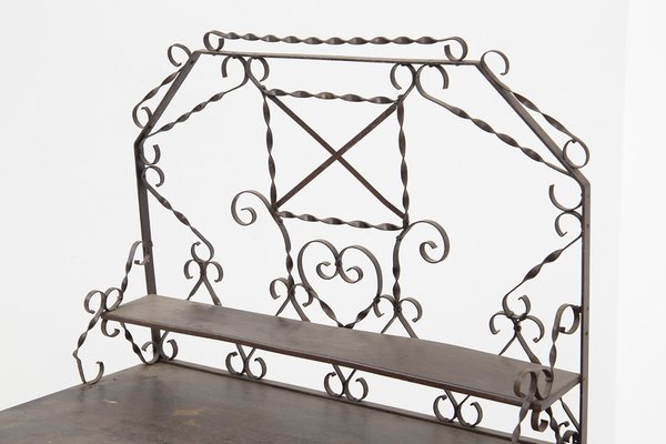 French Forged Wrought Iron Vanity, 1930s-RCE-1406405