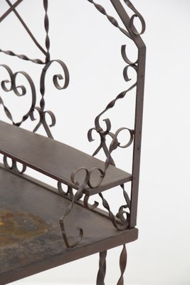 French Forged Wrought Iron Vanity, 1930s-RCE-1406405