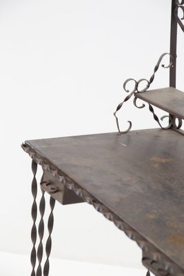 French Forged Wrought Iron Vanity, 1930s-RCE-1406405