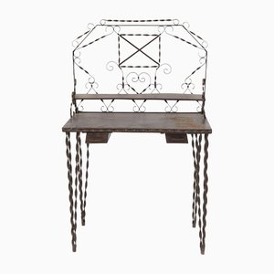 French Forged Wrought Iron Vanity, 1930s-RCE-1406405