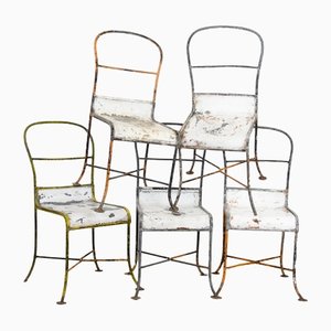 French Garden Chairs, 1960s, Set of 5-GJF-285966