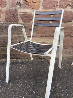 French Garden Chairs, 1970s, Set of 8-GQM-1166353