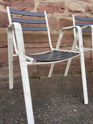 French Garden Chairs, 1970s, Set of 8-GQM-1166353