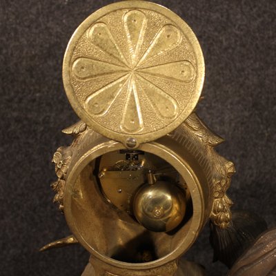 French Gilded and Bronze Clock, 1930s-RP-690522