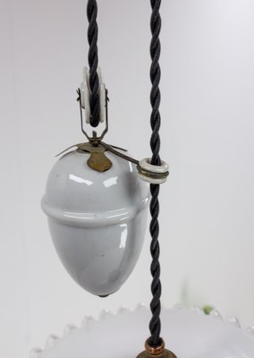 French Glass Counterweight Ceiling Pendant, Early 20th Century-RIU-1263683