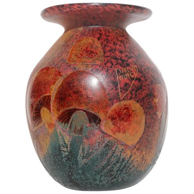 French Glass Mushroom Vase-DEK-932581