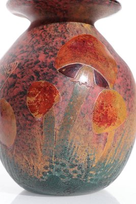 French Glass Mushroom Vase-DEK-932581