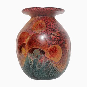 French Glass Mushroom Vase-DEK-932581