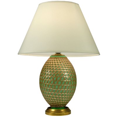 French Glass Table Lamp, 1950s-GIW-1453045