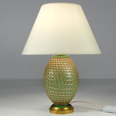 French Glass Table Lamp, 1950s-GIW-1453045