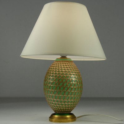 French Glass Table Lamp, 1950s-GIW-1453045