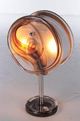 French Glass Table Lamp by Jean-Pierre Alary France for Verrerie Dart Degué-EZZ-1130399