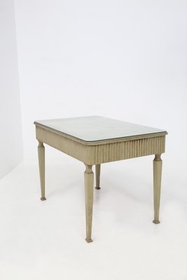 French Glass, Wood and Brass Rustic Desk, 1890s-RCE-1406339