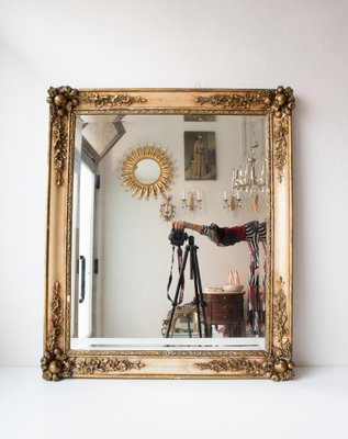 French Gold Mirror, 1920s-JWI-1450706