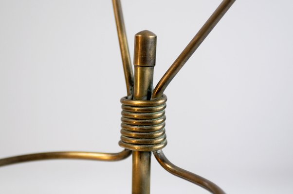 French Golden Brass Umbrella Stand by Mathieu Matégot, 1950s-FQ-582847