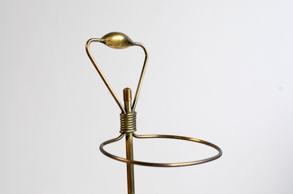 French Golden Brass Umbrella Stand by Mathieu Matégot, 1950s-FQ-582847