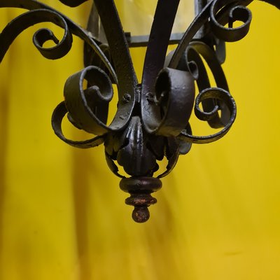 French Gothic Style Metal Lantern, 1900s-VHW-2034697