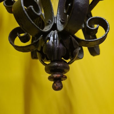 French Gothic Style Metal Lantern, 1900s-VHW-2034697