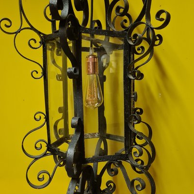 French Gothic Style Metal Lantern, 1900s-VHW-2034697