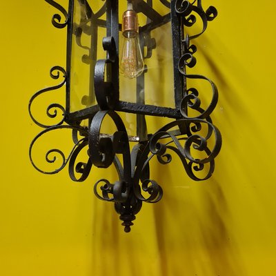 French Gothic Style Metal Lantern, 1900s-VHW-2034697