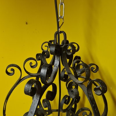 French Gothic Style Metal Lantern, 1900s-VHW-2034697