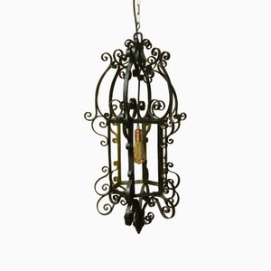 French Gothic Style Metal Lantern, 1900s-VHW-2034697