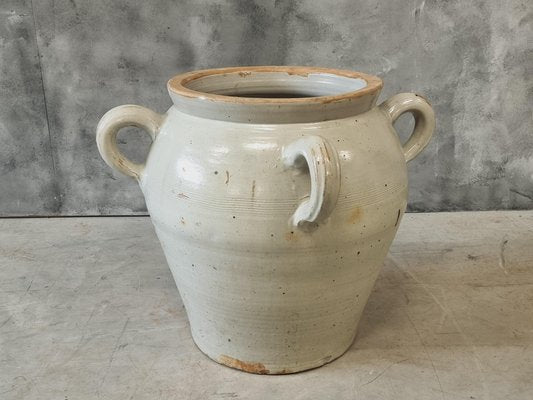 French Grepot Earthenware Plant Pot, 1930s-IFQ-2017321