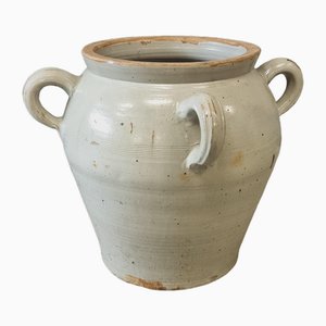 French Grepot Earthenware Plant Pot, 1930s-IFQ-2017321