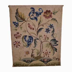 French Gros Point Embroidery on Panel, 19th Century-VHW-1815609