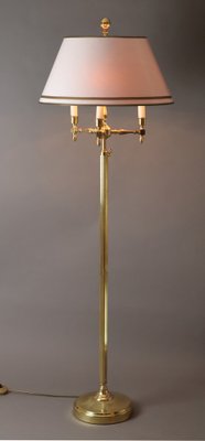 French Hollywood Regency Bouillotte Floor Lamp in Brass, 1970s-ESB-1790839