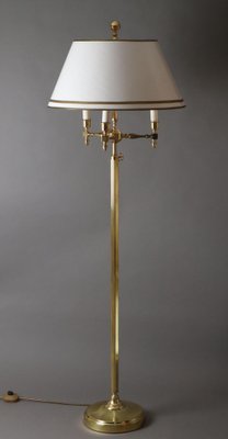 French Hollywood Regency Bouillotte Floor Lamp in Brass, 1970s-ESB-1790839