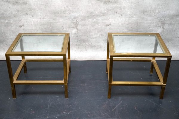 French Hollywood Regency Coffee Tables, 1970s, Set of 2-CIP-1743102