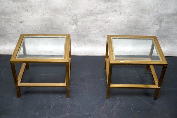 French Hollywood Regency Coffee Tables, 1970s, Set of 2-CIP-1743102