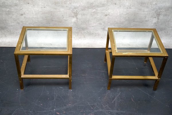 French Hollywood Regency Coffee Tables, 1970s, Set of 2-CIP-1743102