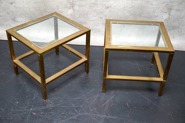 French Hollywood Regency Coffee Tables, 1970s, Set of 2-CIP-1743102