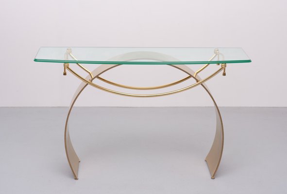 French Hollywood Regency Console Table, 1970s-GCG-1273909