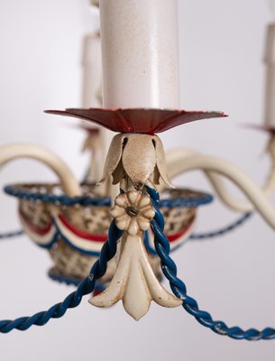 French Hot Air Balloon Chandelier, 1950s-GCG-2041807