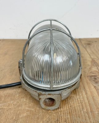 French Industrial Cast Iron Wall Lamp from Electro Fonte, Paris, 1960s-CGF-1393521